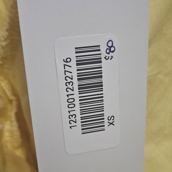 ANGEL BIBA Sunday Dreams Ruffle Strap Mini Dress Butter Yellow. Size XS NWT - Picture 6 of 16